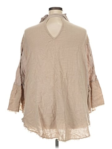 XCVI 3/4 Sleeve Button-Down Shirt (view 2)