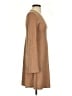 BCBGMAXAZRIA Solid Brown Casual Dress Size S - photo 4