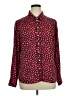 Dalia Collection 100% Polyester Polka Dots Red Long Sleeve Blouse Size XL - photo 1