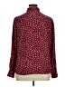 Dalia Collection 100% Polyester Polka Dots Red Long Sleeve Blouse Size XL - photo 2