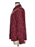Dalia Collection 100% Polyester Polka Dots Red Long Sleeve Blouse Size XL - photo 5