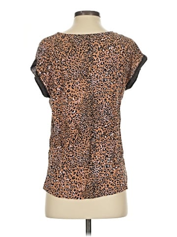 Hem & Thread Short Sleeve Blouse (view 2)