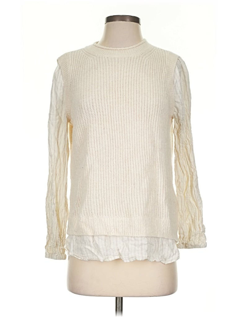 Pre-owned Fatface Pullover Sweater In Ivory