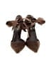 Max Studio 100% Leather Brown Heels Size 7 - photo 2