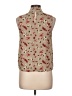 Paper Crane 100% Polyester Tan Sleeveless Blouse Size L - photo 2