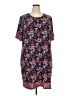 MICHAEL Michael Kors Print Red Casual Dress Size 3X - photo 1