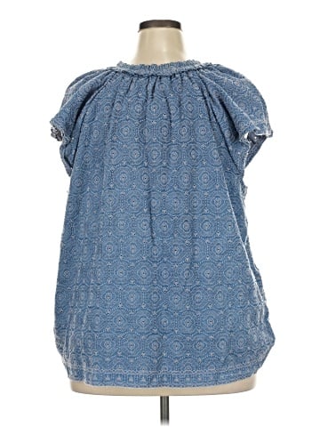 Crown & Ivy Short Sleeve Blouse (view 2)