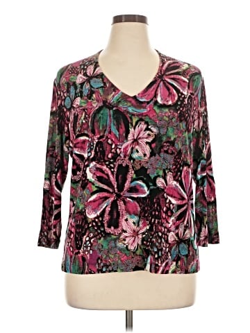 Travelers by Chico's 3/4 Sleeve Top (view 1)