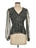 The Kooples Silver Long Sleeve Blouse Size Sm (1) - photo 1