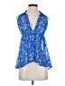 Candie's 100% Polyester Blue Sleeveless Blouse Size XS - photo 1