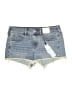 Express Blue Denim Shorts Size 2 - photo 1