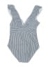 Unbranded Stripes Gray One Piece Swimsuit Size M - photo 2