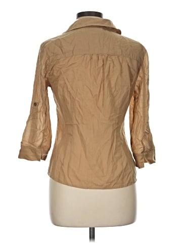 INC International Concepts 3/4 Sleeve Button-Down Shirt (view 2)