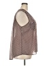 Rose + Olive 100% Polyester Brown Sleeveless Blouse Size 3X - photo 4