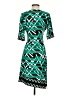 BCBGMAXAZRIA Print White Green Cocktail Dress Size XS - photo 2