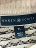 Karen Scott 100% Cotton Black Ivory Pullover Sweater Size XL - photo 7