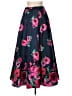 Sequin Hearts Floral Blue Black Formal Skirt Size 11 - photo 1