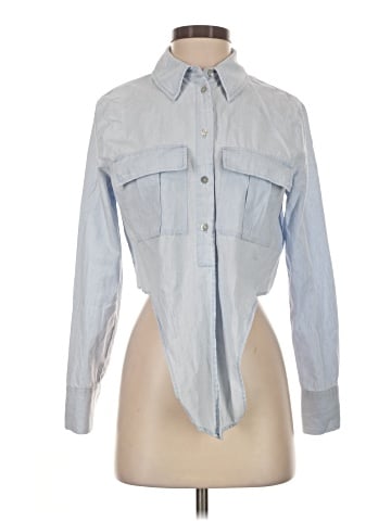 Zara Long Sleeve Button-Down Shirt (view 1)