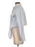 Zara 100% Cotton Solid Blue Long Sleeve Button-Down Shirt Size S - photo 5