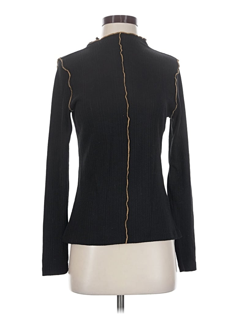 Pre-owned Soft Joie Long Sleeve Top Black Turtleneck Tops