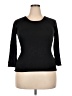 Max Studio Black Silk Cardigan Size 18 - photo 1