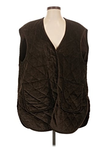 Totême Quilted Corduroy Vest (view 1)