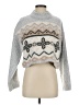 Forever 21 Chevron-herringbone Silver Pullover Sweater Size S - photo 1