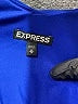 Express 100% Polyester Solid Blue Casual Dress Size XS - photo 7