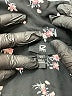 Iz Byer 100% Polyester Floral Black 3/4 Sleeve Blouse Size XS - photo 7