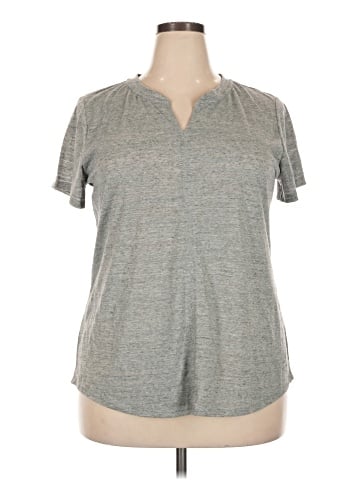 Liz Claiborne Short Sleeve Henley (view 1)