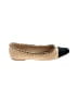 Just Fab Color Block Tan Flats Size 11 - photo 1