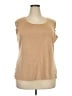 misook Tan Sleeveless Top Size 3X - photo 1