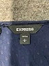 Express 100% Rayon Blue 3/4 Sleeve Blouse Size L - photo 7