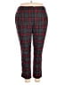 Talbots Plaid Red Casual Pants Size 18 - photo 1