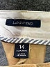 Lands' End Solid Tan Khaki Shorts Size 14 - photo 3