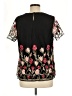 Cato 100% Polyester Black Short Sleeve Blouse Size M (estimated) - photo 2