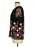 Cato 100% Polyester Black Short Sleeve Blouse Size M (estimated) - photo 5