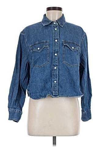 Gap Long Sleeve Button-Down Shirt (view 1)