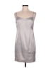 Kay Unger Solid Silver Cocktail Dress Size 8 - photo 1