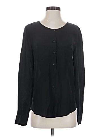 Tinley Road Long Sleeve Silk Top (view 1)