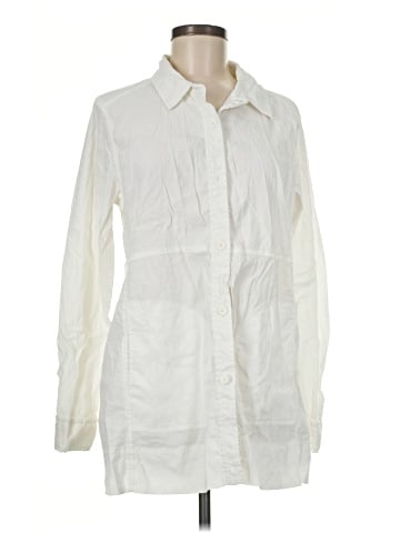Eileen Fisher Long Sleeve Button-Down Shirt (view 1)
