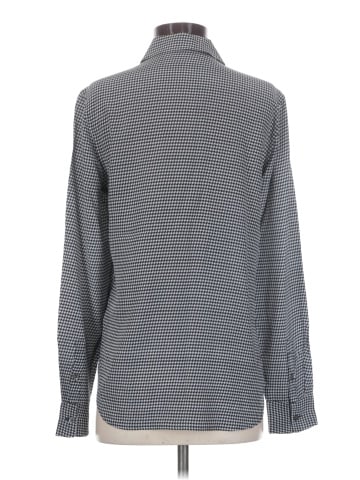 Equipment Long Sleeve Silk Top (view 2)