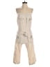 MadRag 100% Linen Solid Ivory Jumpsuit Size S - photo 1