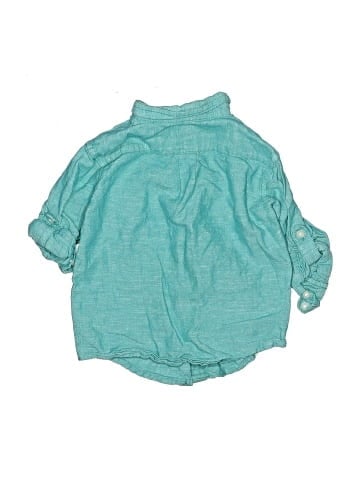 Janie and Jack 3/4 Sleeve Button-Down Shirt (view 2)