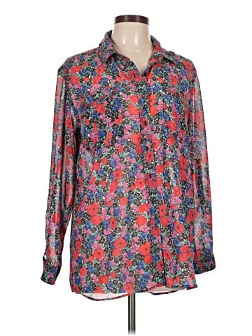 Staring at Stars Long Sleeve Blouse (view 1)