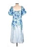 Alex Marie Blue Cocktail Dress Size 16 - photo 2