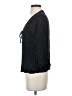 MNG Polka Dots Black 3/4 Sleeve Blouse Size 6 - photo 5
