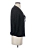 MNG Polka Dots Black 3/4 Sleeve Blouse Size 6 - photo 4