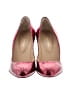 Sergio Rossi 100% Leather Snake Print Pink Red Heels Size EU 35 1/2 - photo 2