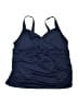 Lands' End Solid Blue Swimsuit Top Size 20W - photo 1